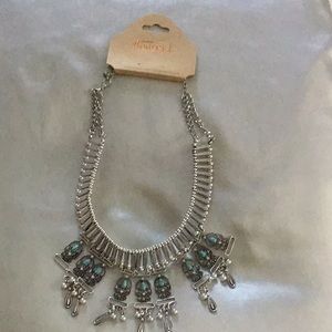 Silver & turquoise necklace